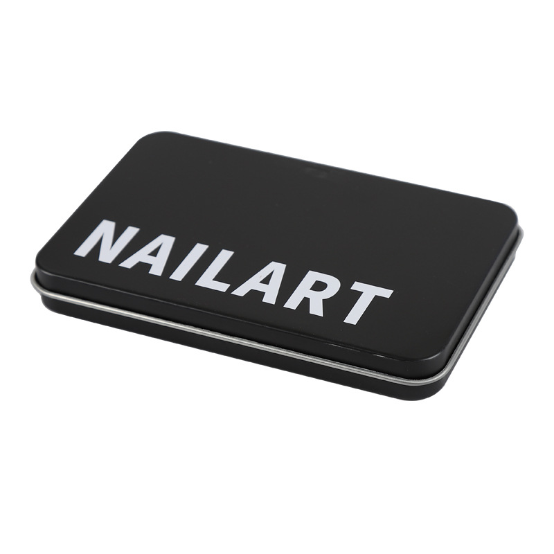 Caja de regalo de embalaje de uñas de lujo ligera, muestra de uñas de productos terminados, cajas de almacenamiento de perros de punta larga, cajas de exhibición de embalaje de tarjeta de papel