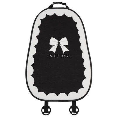 Waist support – Pillow Cushion Simple Comfortable Soft - chenille-white-edge-bow-cushion-backrest