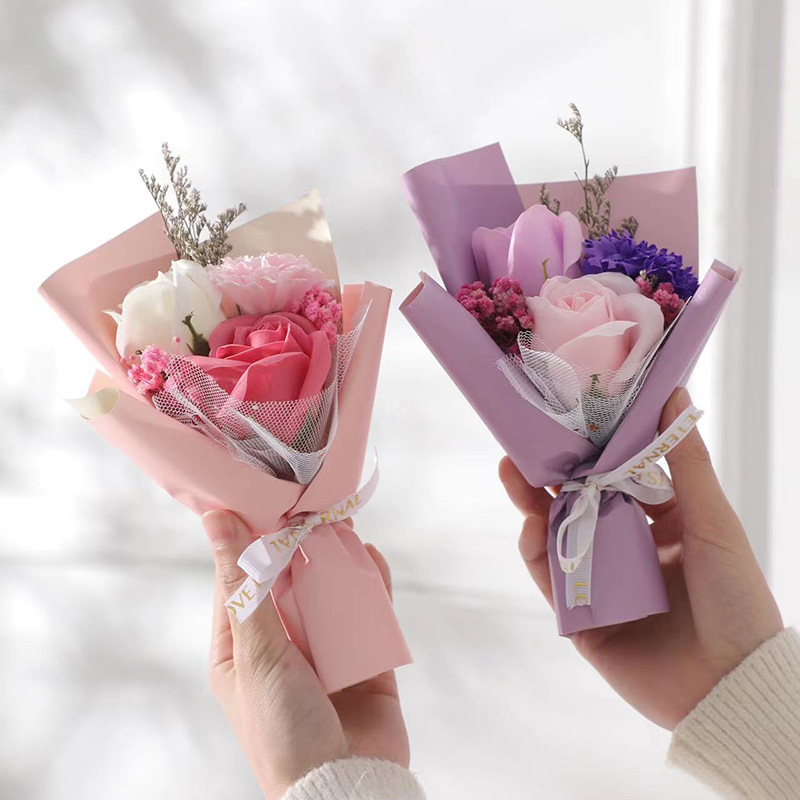 Valentine's Day Romantic Sweet Flower Dried Flower Party Date Festival Rose Flower display picture 1