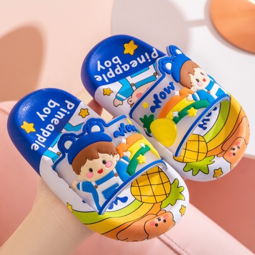 Cute cartoon children's unisex baby slippers, new summer home indoor soft sole comfortable cool baby slippers