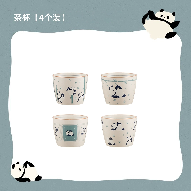  tea set for office, gift box in gift box for home use, teapot, cute tea cup