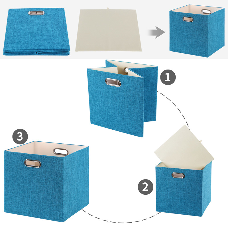 内衣收纳盒可折叠衣服收纳箱布艺宿舍整理箱放内裤袜子收纳神器