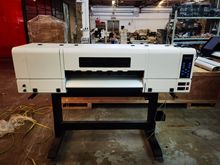 60CM柯式烫画打印机全自动白墨烫画打印机抖粉撒粉烘干固色一体机