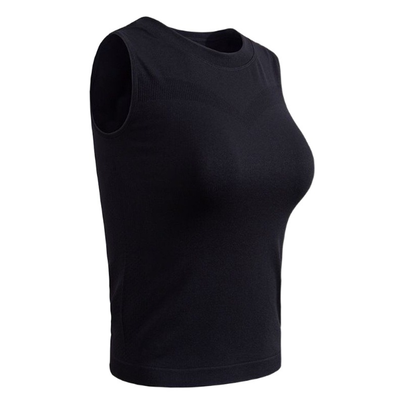 Explosive Sports Sleeveless Vest Women's Tight Running T-Shirt Outer Wear Yoga Quick-drying Short-sleeved Slimming Fitness Top