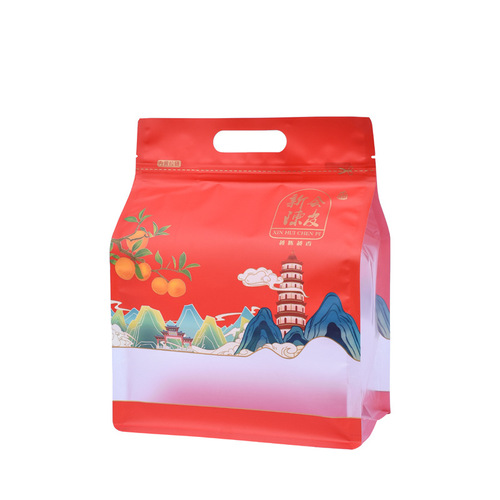 Xinhui Specialty Xinhui Pu-erh 250g 500 Thick-sealed Divided Zipper 3D Self-standing Eight Packaging Bags