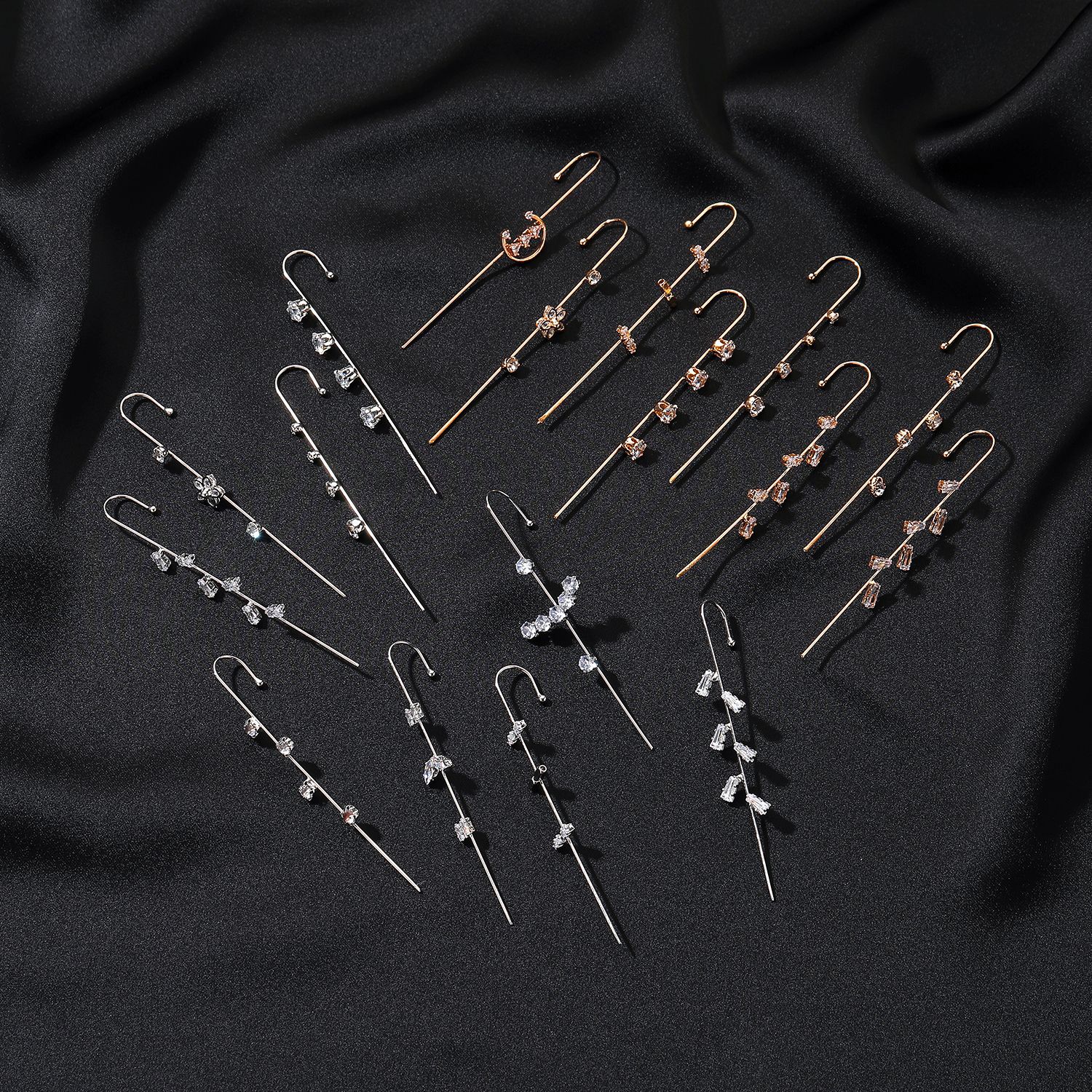 Copper Material 1 Piece Ear Cartilage Rings & Studs Vintage Style Geometric Copper Ear Cartilage Rings & Studs