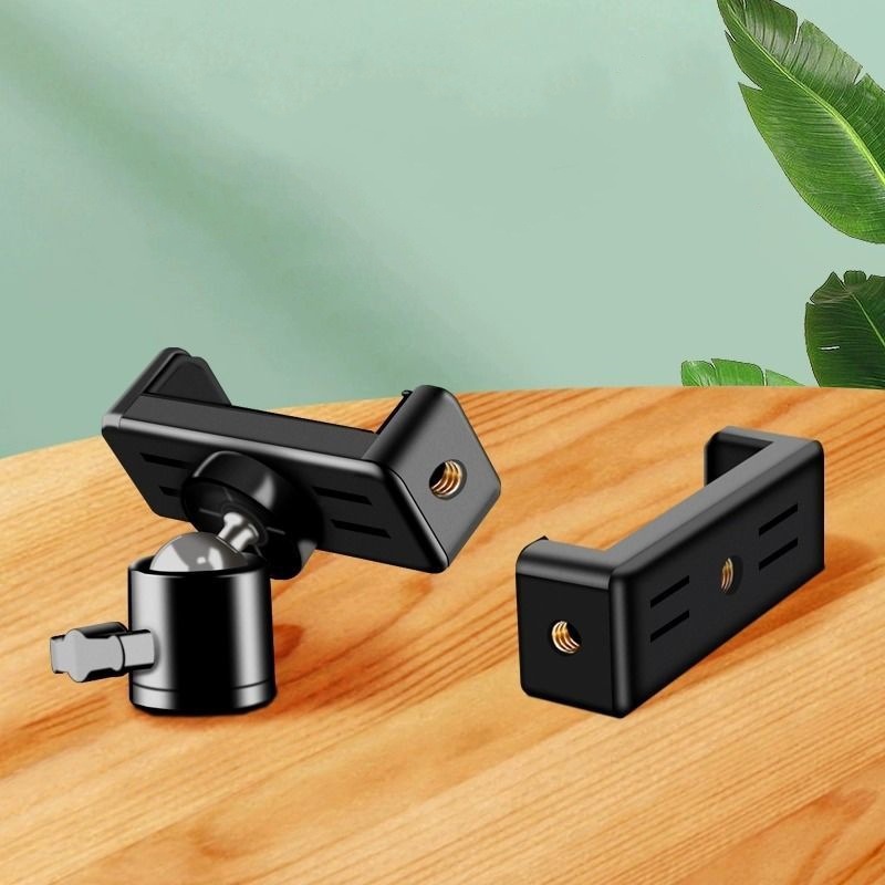 Mobile phone live stand tripod rotating clip anchor multi-functional accessories floor stand 360 degree rotating fixing clip
