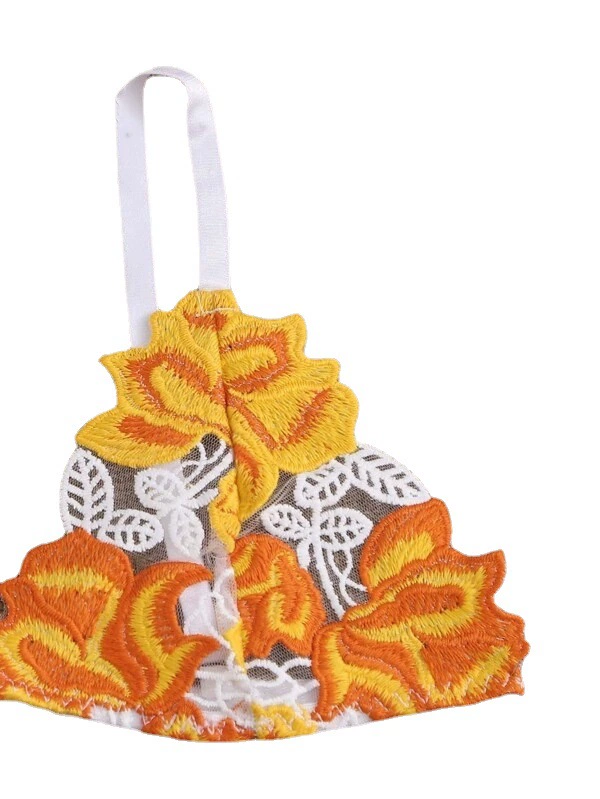 (Cross-border trading), sexy underwear, retro set, European style, with embroidery, flowered