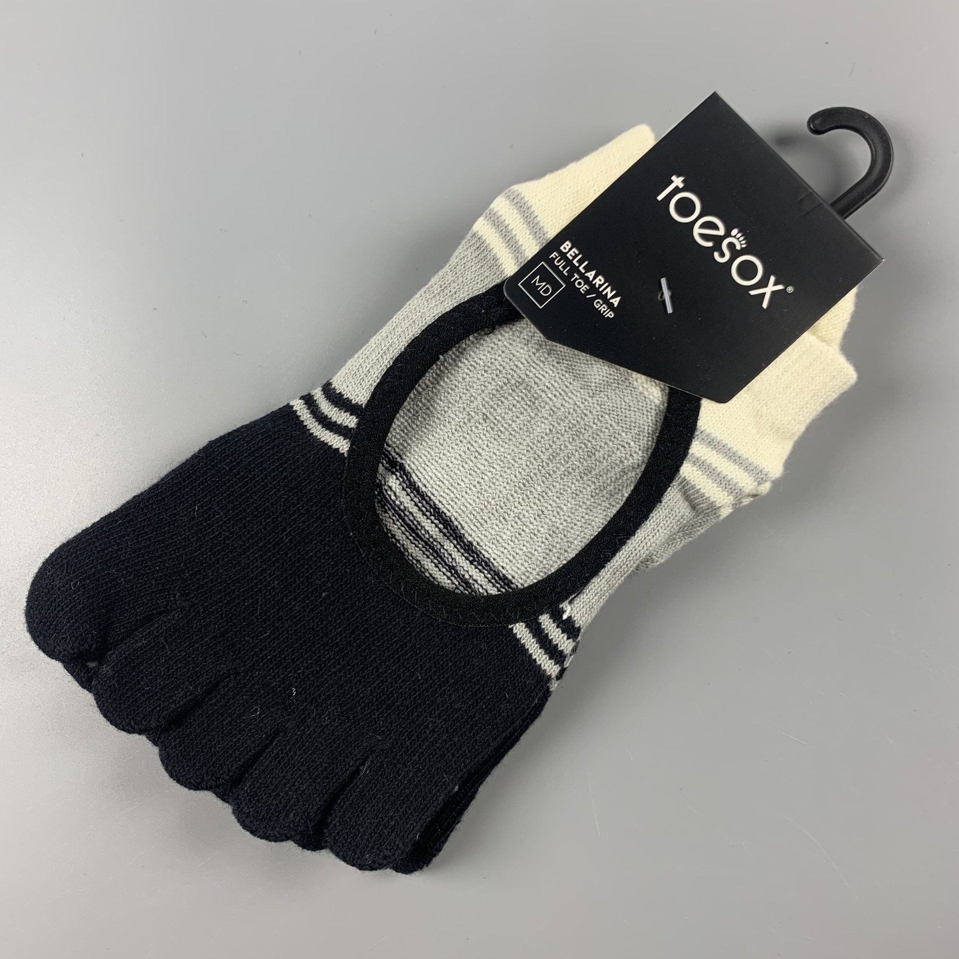 Calcetines Antideslizantes de Cinco Dedos Algodón Absorción de Sudor para Yoga y Pilates
