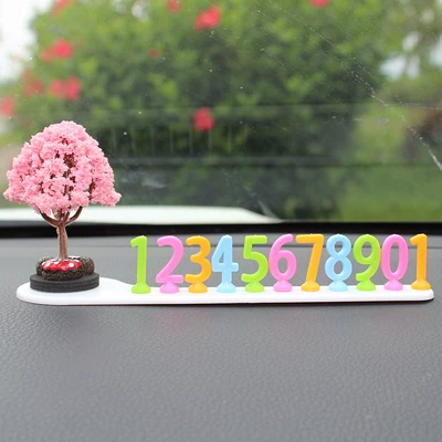 Nömrəli dayanma kartı | car truck interior decoration