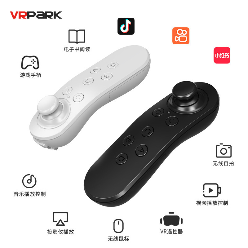 Vr Bluetooth Handle Mobile Phone Wireless Remote Control Vr Glasses Handle Mouse Android Game Universal Somatosensory Remote Control