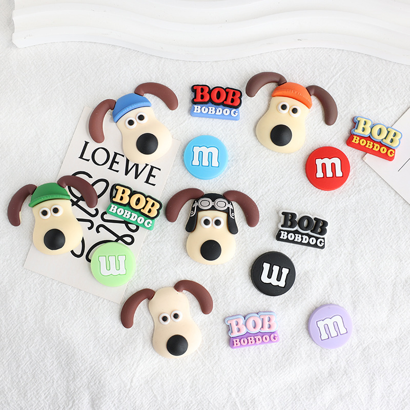 DIY Accessories for Refrigerator Magnets, Phone Case Stickers, Pvc Soft Rubber Dog-Shaped Shoe Charms, Hair Clips, Cartoon Decorations DIY Accessories for Refrigerator Magnets, Phone Case Stickers, Pvc Soft Rubber Dog-Shaped Shoe Charms, Hair Clips, Cartoon Decorations