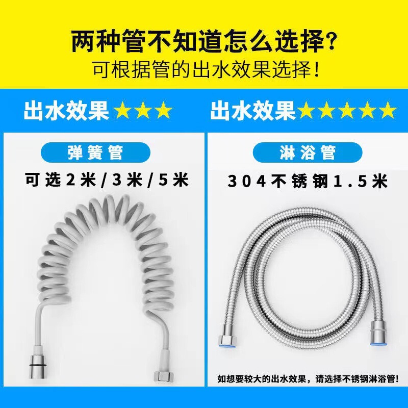トイレットパートナースプレーガン伸縮ホーススプリング電話線シャワーヘッド増圧高圧トイレ洗浄ヘッド|undefined