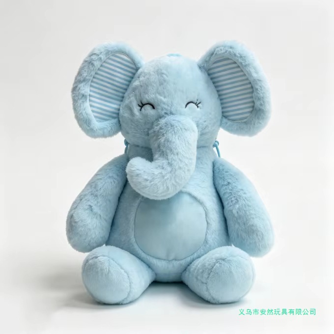 Custom plush backpacks, children's animal plush backpacks, plush backpacks, blue plush toy brand machine
