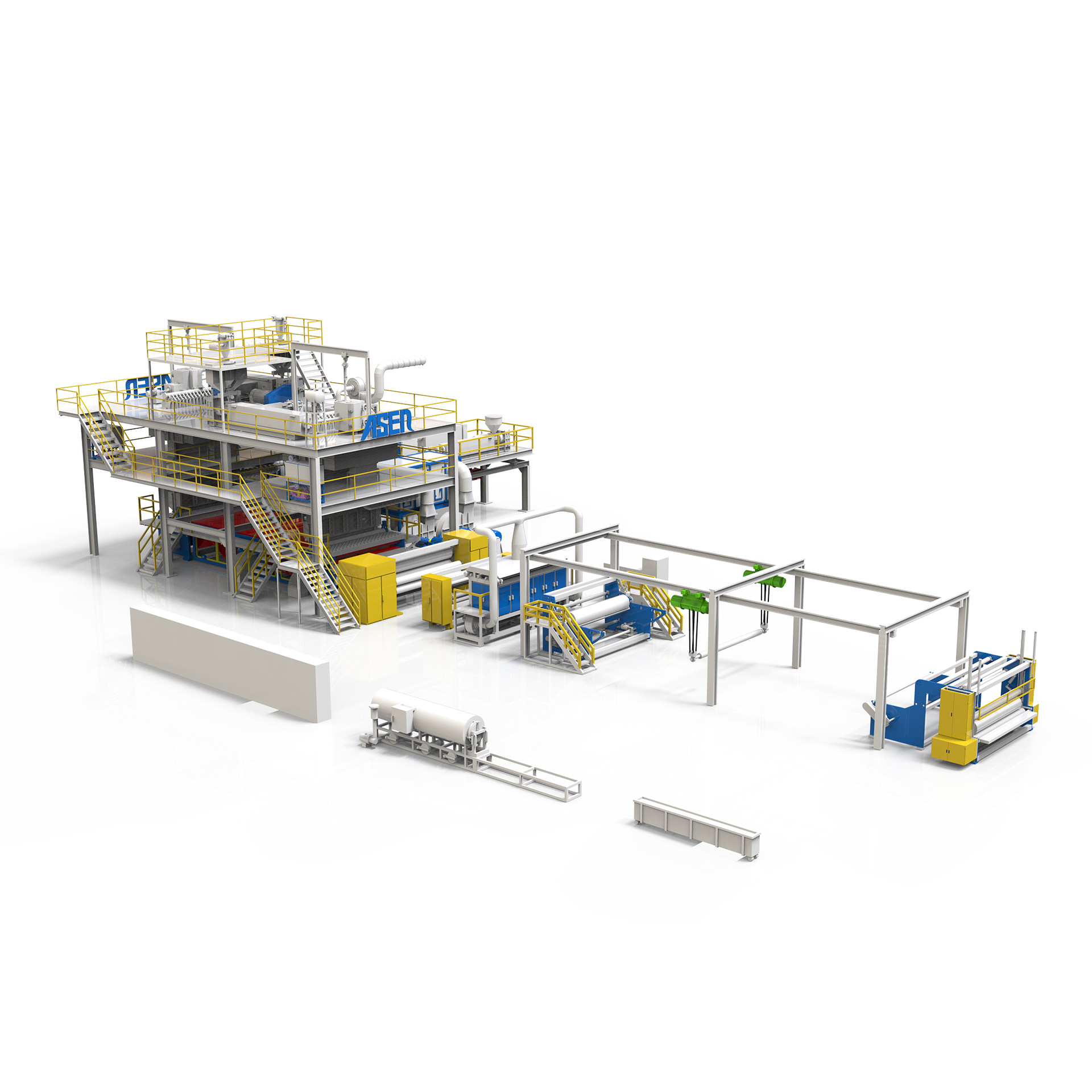 Asen non -woven machine SMS non -woven fabric production line…