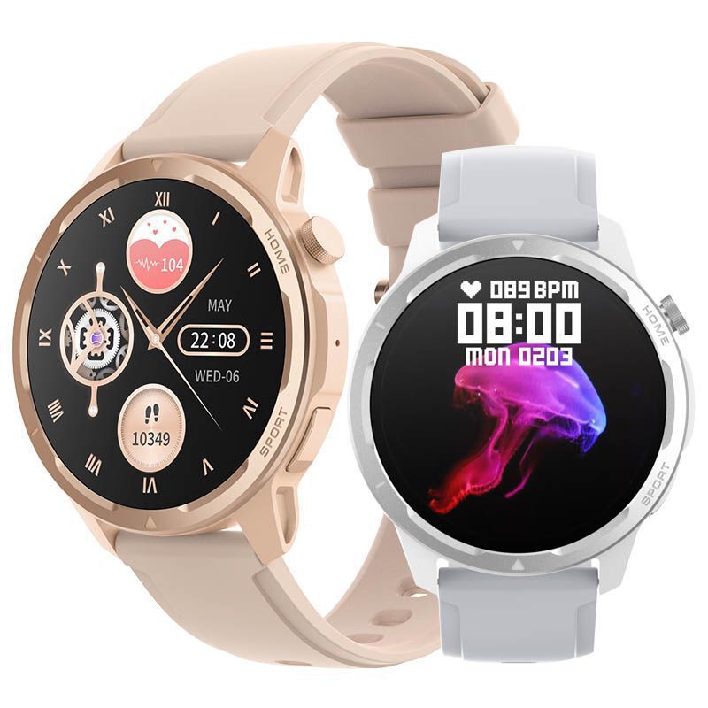 Cross-border S52M smart watch 1.39-inch round screen heart rate blood pressure sleep monitoring message to remind exercise pedometer Cross-border S52M smart watch 1.39-inch round screen heart rate blood pressure sleep monitoring message to remind exercise pedometer