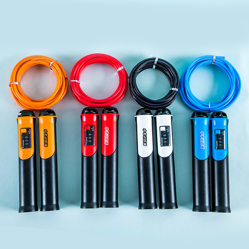 6569 cuenta de alambre de acero cuerda de saltar con peso cuerda de saltar alargada estudiante senior Escuela Secundaria examen entrenamiento saltar cuerda prueba física ejercicio cuerda de alambre