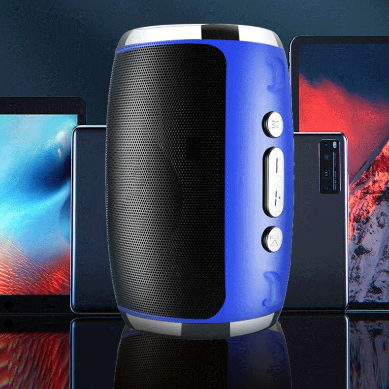源头厂家D16抖音同款炫酷智能语音蓝牙音响户外便携低音蓝牙音箱