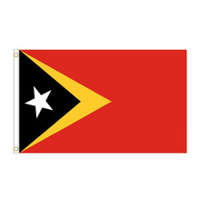 跨境货源东帝汶国旗90x150cm涤纶东帝汶横幅尺寸可定