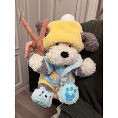 インターネット有名人ホットスタイルブリーシェパード犬人形ブリードッグぬいぐるみ人形なだめる子犬誕生日ギフト卸売