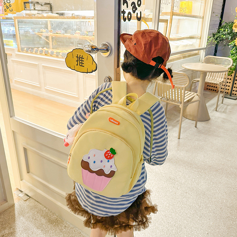 Mochila infantil anti-perdida, nueva mochila transpirable de dibujos animados, preescolar, 3 años, 5 años, mochila ligera para niñas.