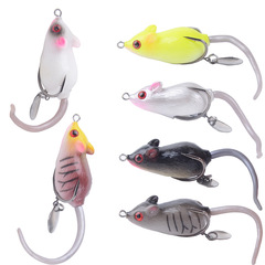 Wholesale Shiny Spatula Rapala Frog Mouse Frog 4.5cm 10.5g Double Hook Reverse Barbed Bionic Lure Fake Bait Soft Bait Cross-border Shipping