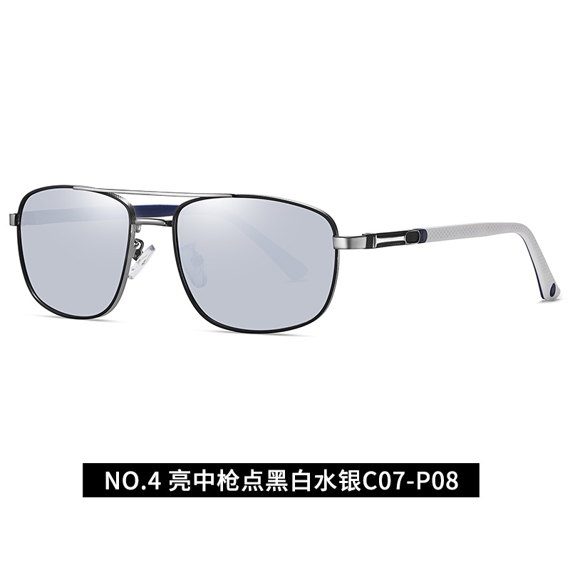 2021 gafas de sol polarizadas gafas de doble haz de los hombres nuevos gafas de doble haz 6313 gafas de Primavera de dos colores en stock