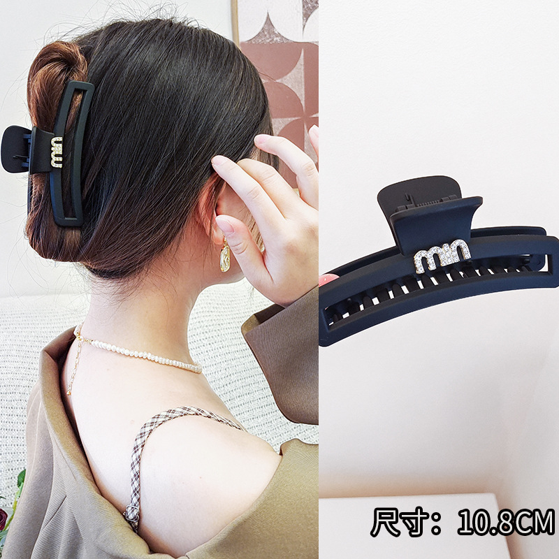 Corea del Sur elegante clip de pelo de las mujeres clip de helado tocado de alto grado horquilla de tiburón clip de pelo grande al por mayor