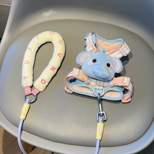 Creative Cute Dog Pet Leash Cat Chest Bag Back Jewelry Small Dog Going Out Chest Strap Dog Walking Rope