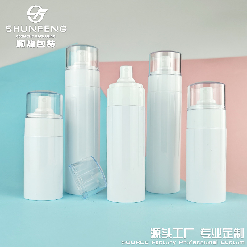 工厂现货150ml喷雾瓶优秀清洁露鞋包按压喷雾空瓶乳液pet塑料瓶子