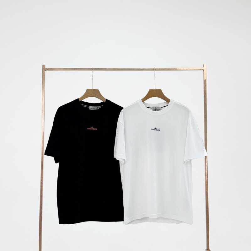 クロスボーダーアメリカンスタイル260gストーン高品質背面座標ディスクロゴプリント半袖Tシャツ男女兼用貿易トレンド|undefined