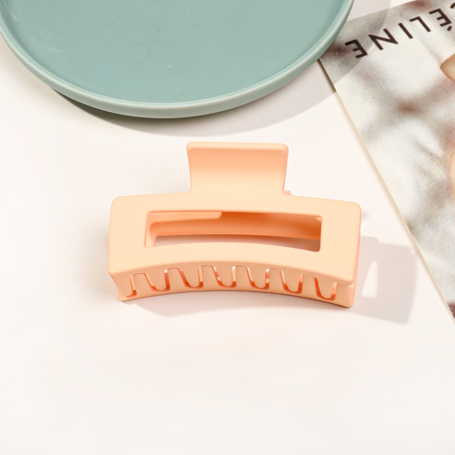 8.5cm 사각 반투명 라이트 오렌지 33