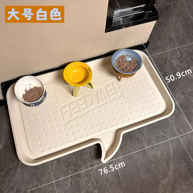 アリスペットプレースマット猫食事マット防水滑り止め大型食器ボウルマットアリス猫ボウルプレート|undefined