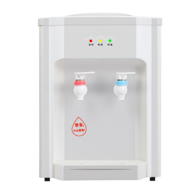 Máquina de beber de escritorio pequeño hielo doméstico caliente refrigeración calefacción dormitorio de oficina de escritorio de estudiantes barril inteligente disponible
