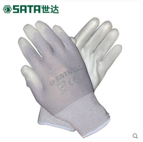 世达工具PU手套（灰色掌浸）SF0718 7"-SF0720 9"