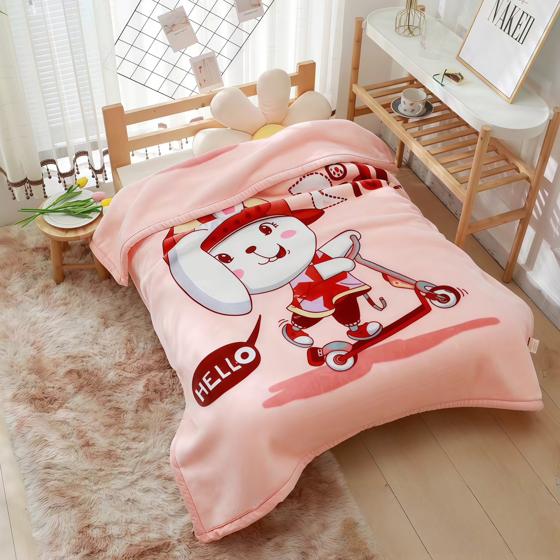 Skateboard dog-pink (120*150) about 1.3kg