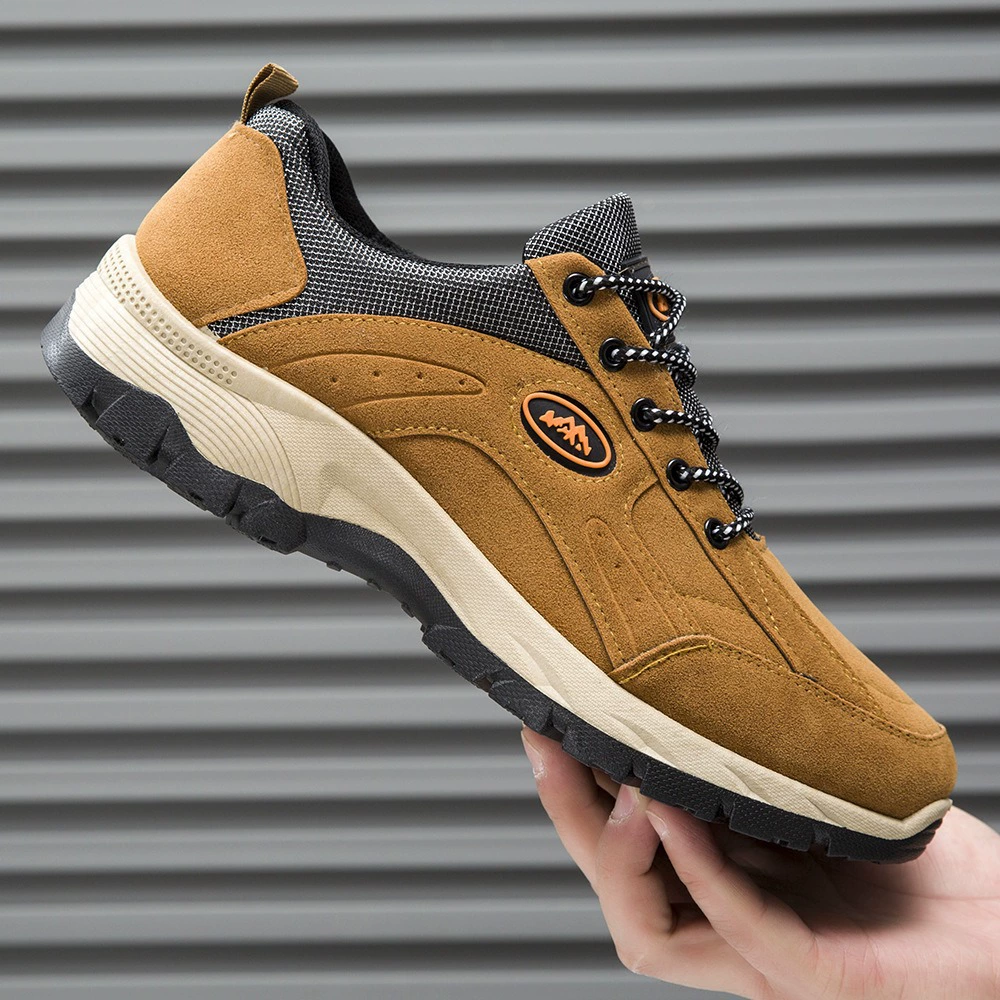 Весенняя и осенняя походная обувь мужская повседневная толстая подошва легкая спортивная обувь трансграничная дорожная обувь большого размера на открытом воздухе модная обувь