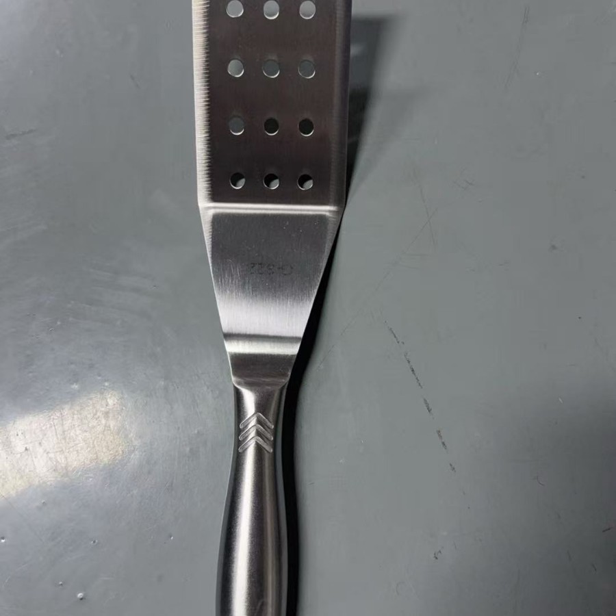 Espátula de Acero Inoxidable 420 para Pizza y Plancha Teppanyaki