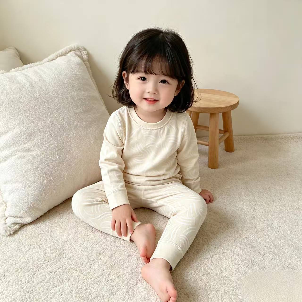 Children's autumn clothing set, snug and comfortable, spring and autumn underwear for older children, boys' thermal underwear