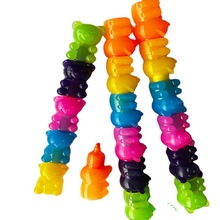 厂家直销生产动物  小熊八爪鱼 爱心 套装组合荧光笔荧光定制