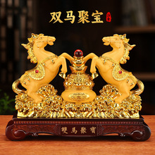 马摆件招财生肖马客厅玄关办公室桌面装饰乔迁开业礼品马到成功