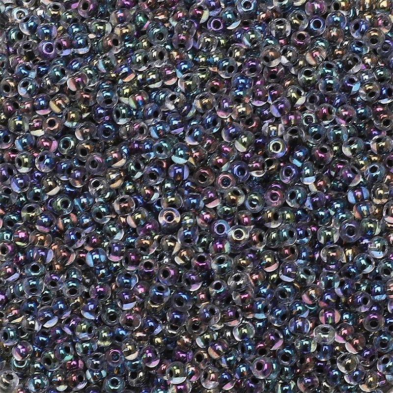 2 - 4mm accesorios de collar de pulsera caseros DIY hechos a mano con cuentas de arroz de núcleo teñido de cuentas de color mágico súper excelente