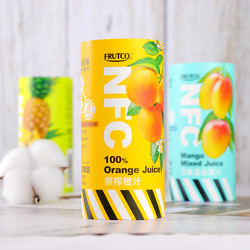[New products]Orange treasure NFC Pure fruit juice 100% Orange Juice Mango Pineapple 195ml*24 Full container Juicing
