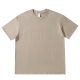 New 220gT shirt wholesale advertising shirt printed logo work clothes casual loose inner round neck solid color short sleeve diy