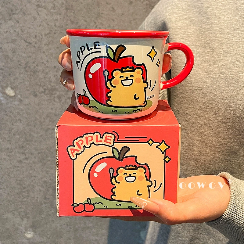 Хранение Bear insect mug керамическая чашка нового стиля для девочки с высокой ценой воды кружка молоко кофе подарок на день рождения