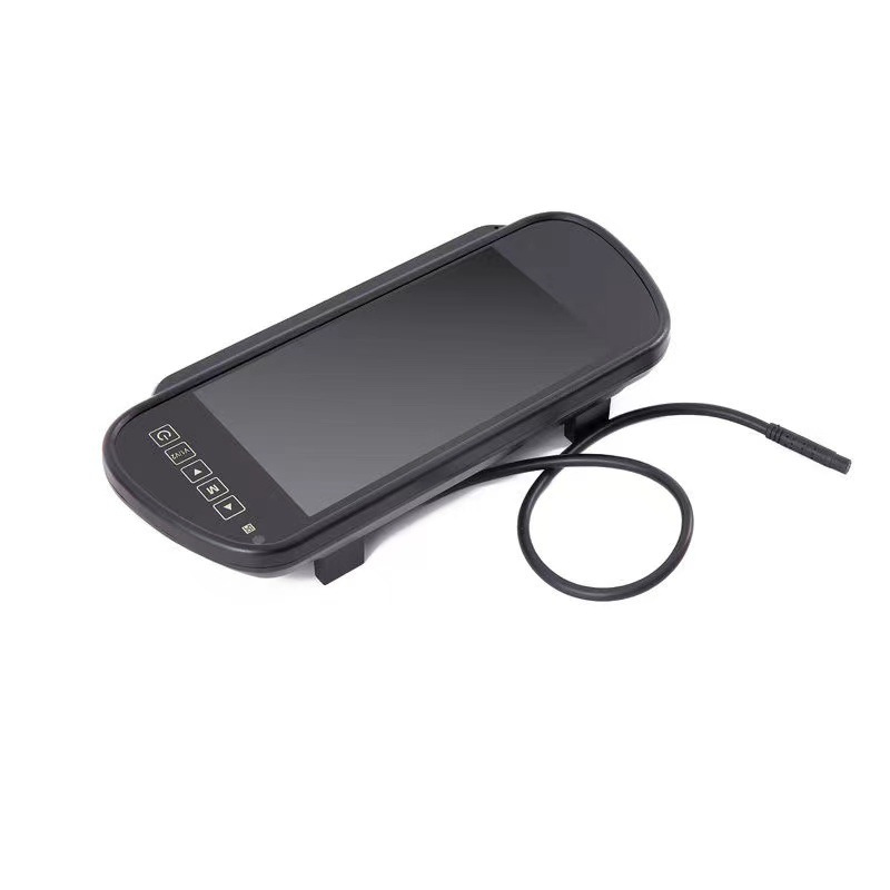 Car-Mounted 7inch Rearview Mirror Ahd Monitor Universal 12V24V Truck High-Definition Reversing Intelligent Image Recorder