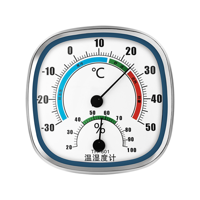 고정밀 가정용 실내 온도 및 습도 측정기 배터리가없는 정밀 벽 장착 실내 온도 측정기 공장 작업장 건조 습도 측정기
