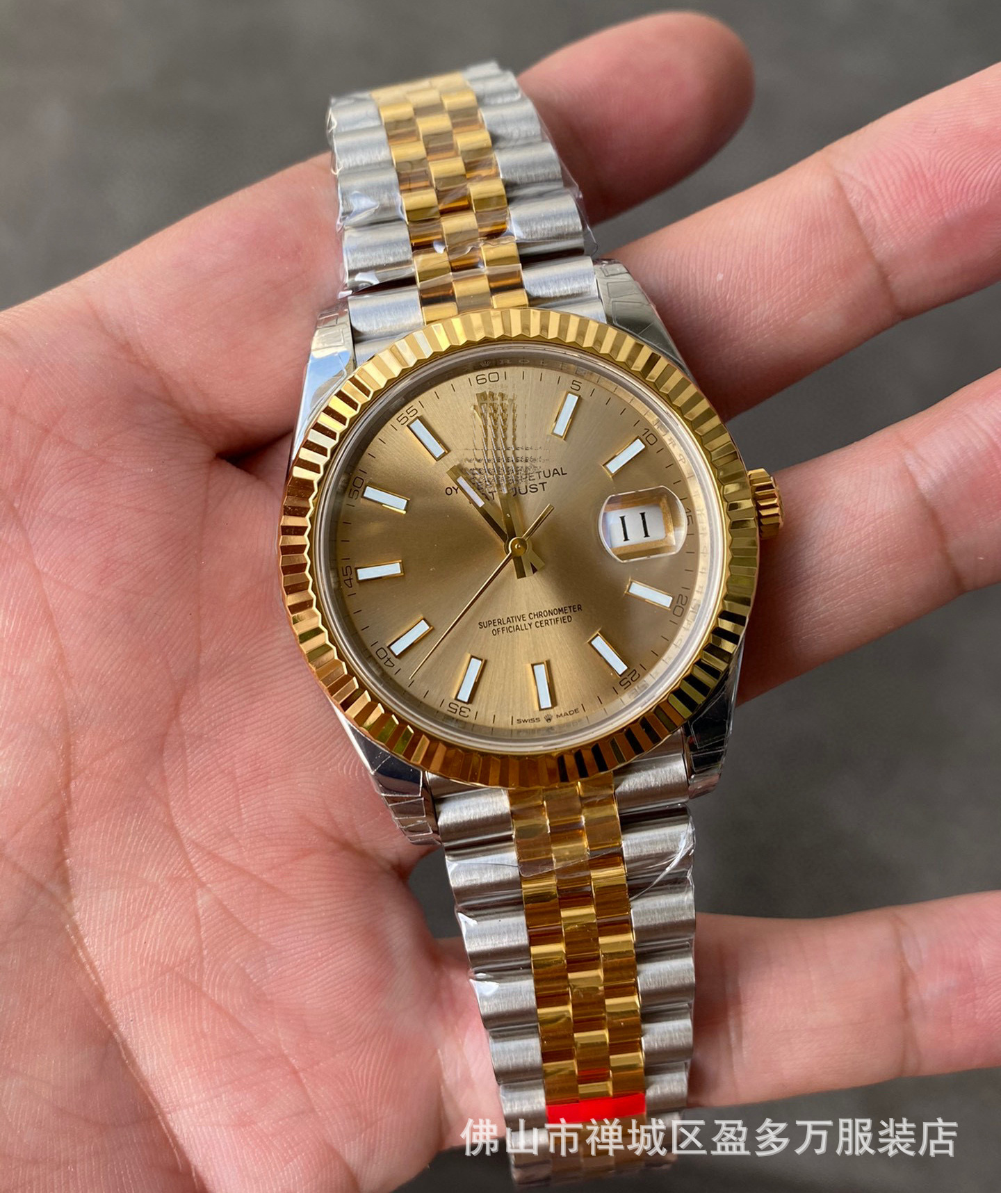 Transfronterizo C fábrica verde registro verde 41m oro 2836 / 3235 movimiento de alta versión proveedor de relojes mecánicos para hombres