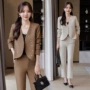 春季新款无领休闲西服