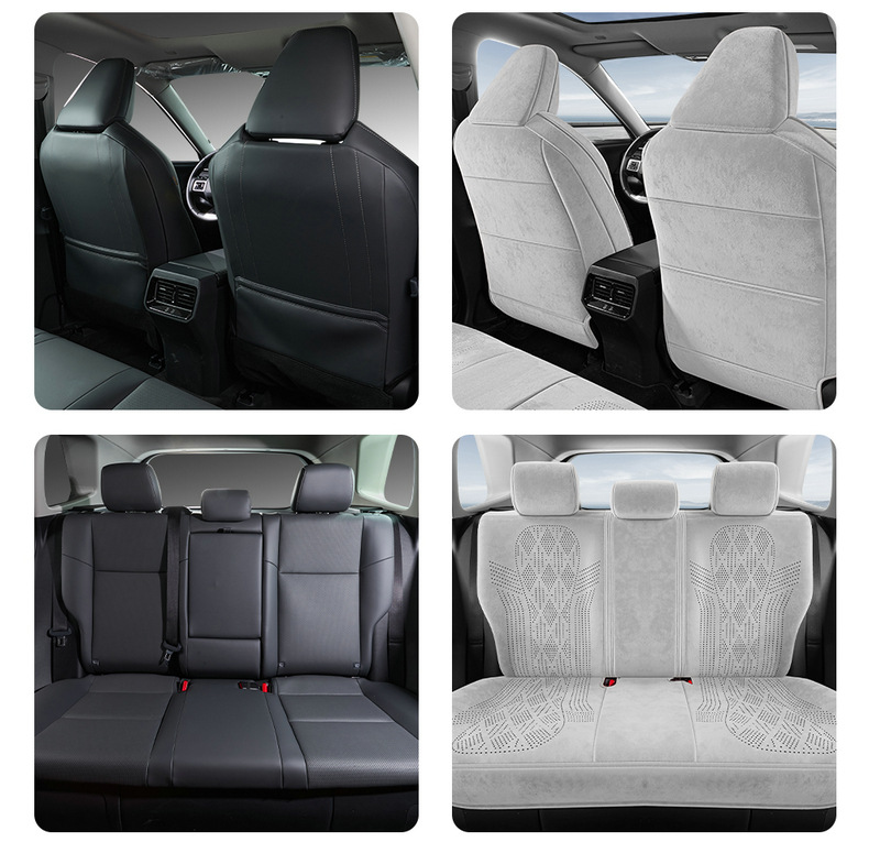 2026 New Model Toyota RAV4 Special Ramus Suede Leather Saddle Cushion, Wear-Resistant and Breathable Car Seat Cover